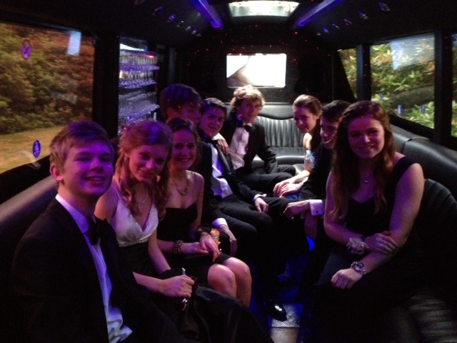 Silver Party Bus